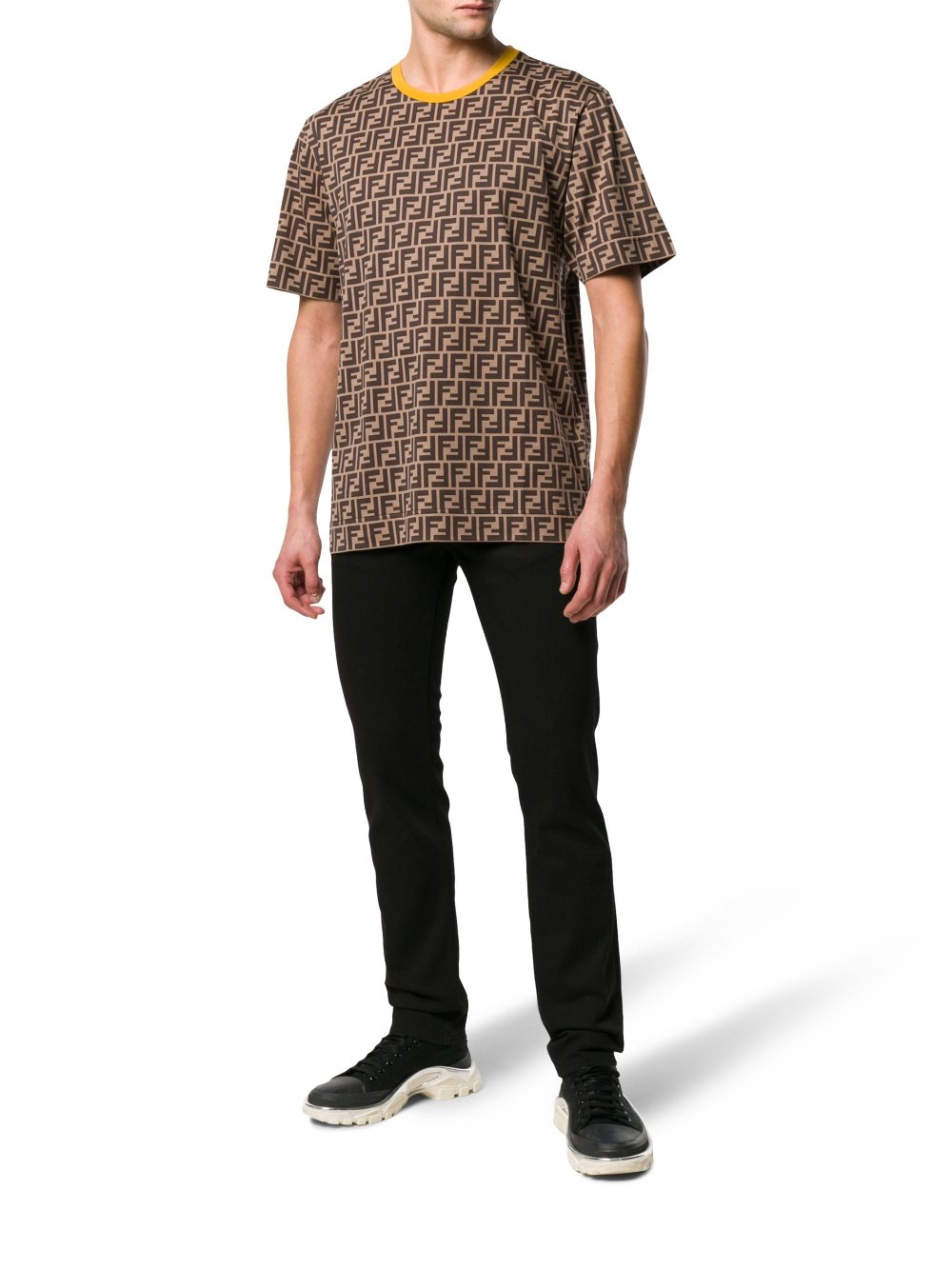 都会的♪◇Print クレープデシン シャツ◇FENDI ブラウス・シャツ