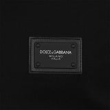 Dolce & Gabbana Plaque Zip Hoodie Black