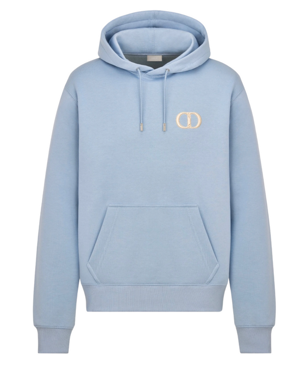 DIOR ‘CD’ ICON HOODIE BABY BLUE