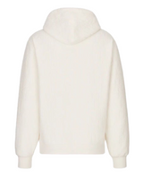CHRISTIAN DIOR OBLIQUE HOODED SWEATSHIRT RELAXED FIT WHITE