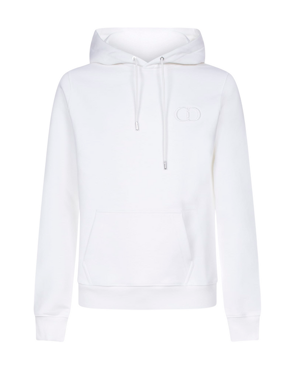 DIOR ‘CD’ ICON HOODIE WHITE